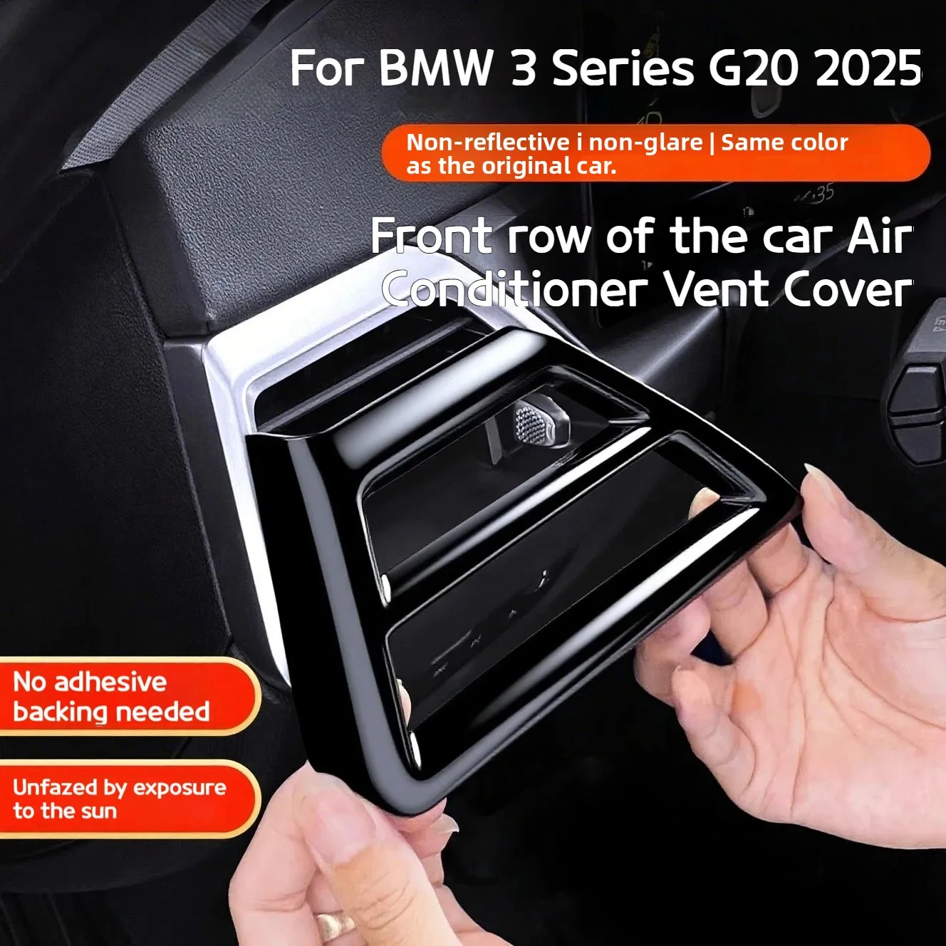 For BMW 3 series G20 2025 Car instrument panel air black conditioner trend protective cover decorative accessories
For BMW 3 series G20 2025 Car instrument panel air black conditioner trend protective cover decorative accessories