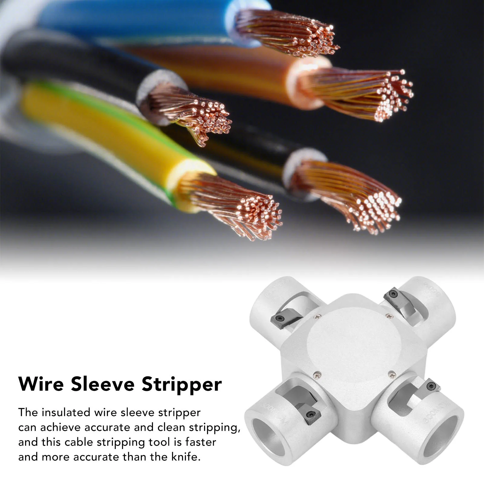 Cable Stripper Alloy Steel Safe Insulated Wire Sleeve Stripper for Power Engineering Cable Stripping Tool Metal Cable Stripper
Cable Stripper Alloy Steel Safe Insulated Wire Sleeve Stripper for Power Engineering Cable Stripping Tool Metal Cable Stripper
