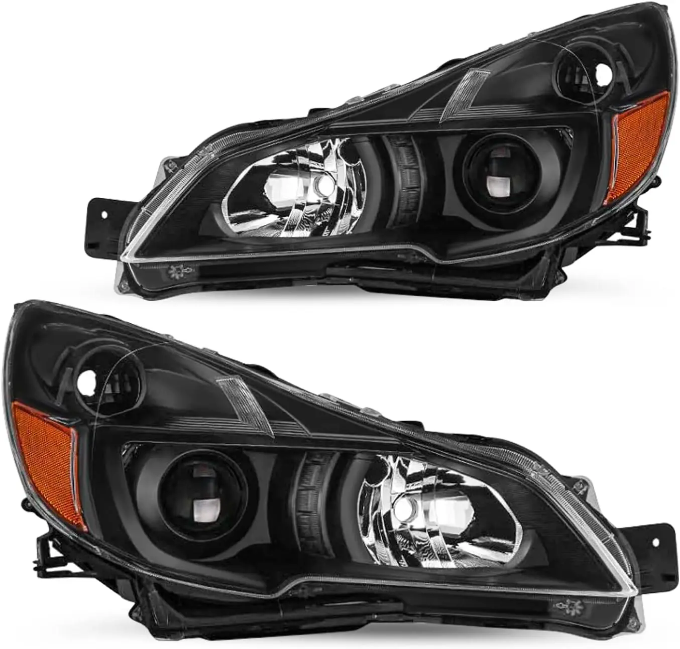 Halogen Projector Headlight Assembly Replacement for 2010 to 2014 Legacy Outback Headlamps Driver & Passenger Side Black Housing
Halogen Projector Headlight Assembly Replacement for 2010 to 2014 Legacy Outback Headlamps Driver & Passenger Side Black Housing