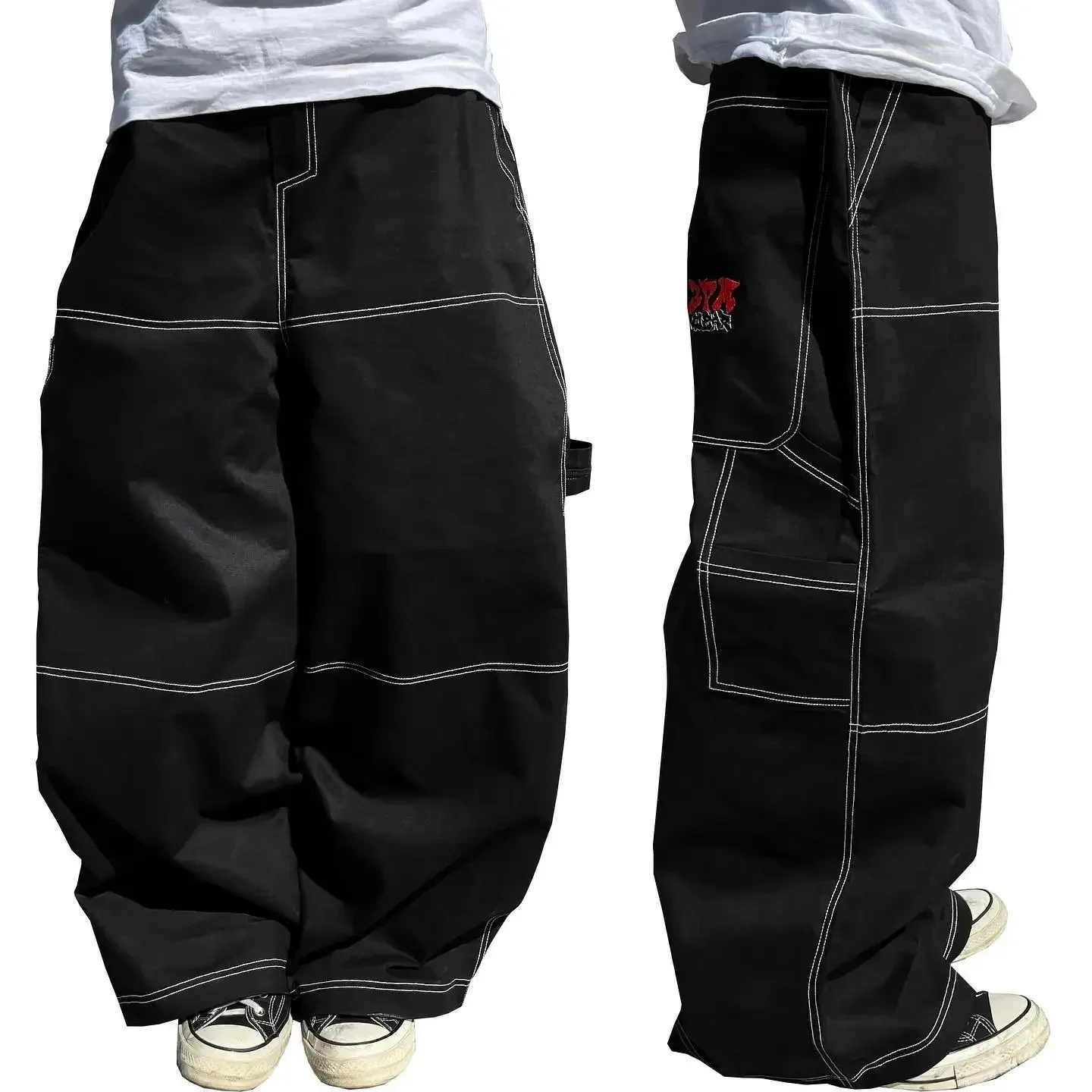 Vintage Harajuku Style Letter Embroidered Y2k Baggy Men’s Jeans Street Straight Jean 2024 Fashion Fashion Hip-hop Wide-leg Pants
Vintage Harajuku Style Letter Embroidered Y2k Baggy Men’s Jeans Street Straight Jean 2024 Fashion Fashion Hip-hop Wide-leg Pants