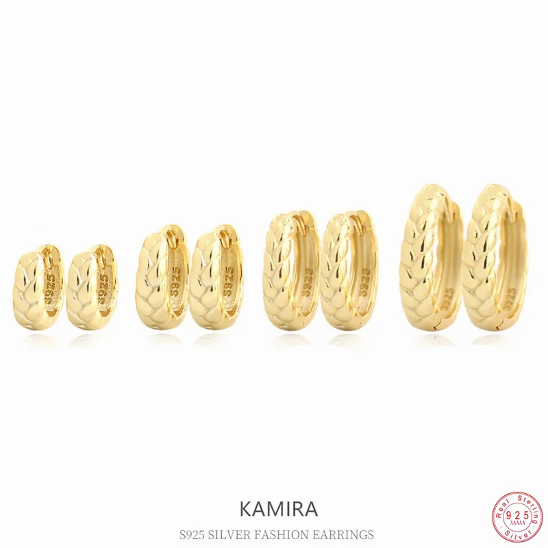 KAMIRA 925 Sterling Silver Vintage Fashion Design Woven Hoop Earrings for Women Party Banquet Elegant Luxury Delicate Jewelry
KAMIRA 925 Sterling Silver Vintage Fashion Design Woven Hoop Earrings for Women Party Banquet Elegant Luxury Delicate Jewelry
