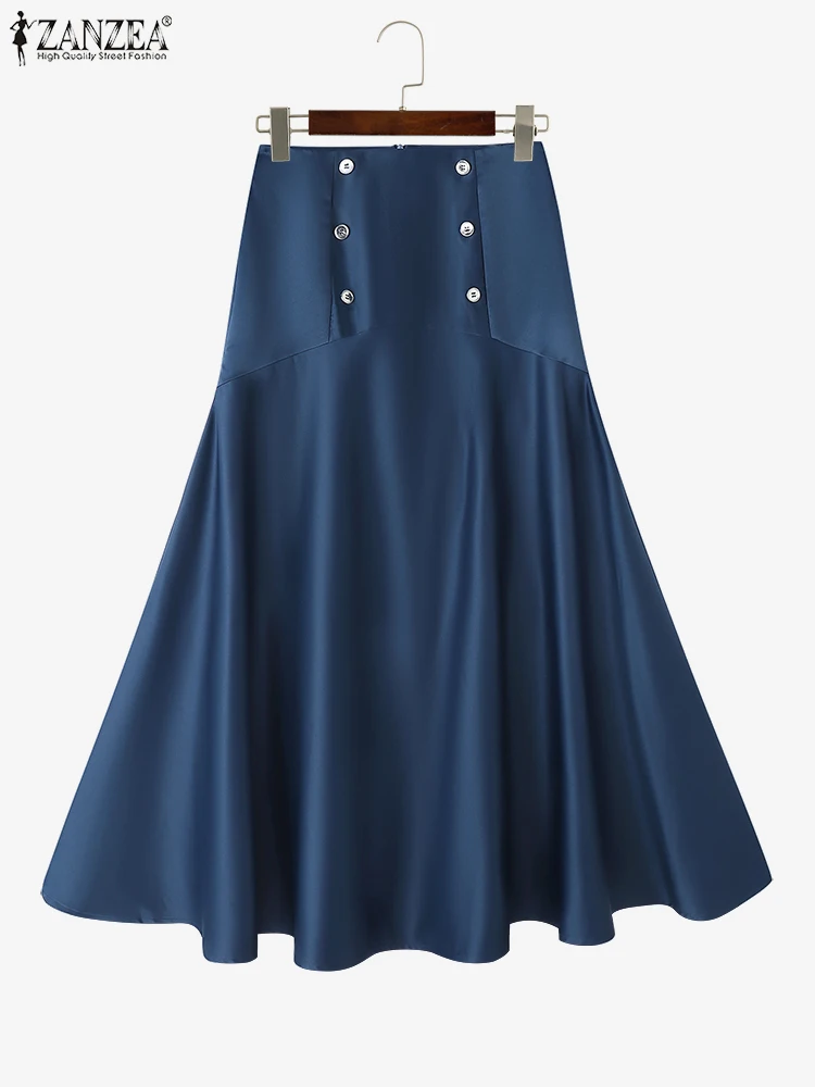ZANZEA Elegant Office Work Maxi Skirts Women Trumpet Overskirts 2025 Summer Party Buttons Casual Pleated Denim Bottoms Oversized
ZANZEA Elegant Office Work Maxi Skirts Women Trumpet Overskirts 2025 Summer Party Buttons Casual Pleated Denim Bottoms Oversized