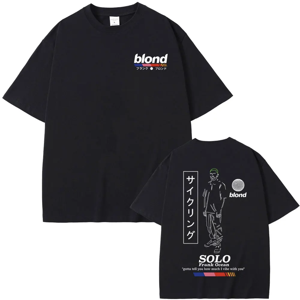 Rapper Frank Solo Graphic Tshirt Ocean Vintage Oversized T-shirts Blond Hip Hop T Shirt Short Sleeve Men's Fashion Streetwear
Rapper Frank Solo Graphic Tshirt Ocean Vintage Oversized T-shirts Blond Hip Hop T Shirt Short Sleeve Men's Fashion Streetwear
