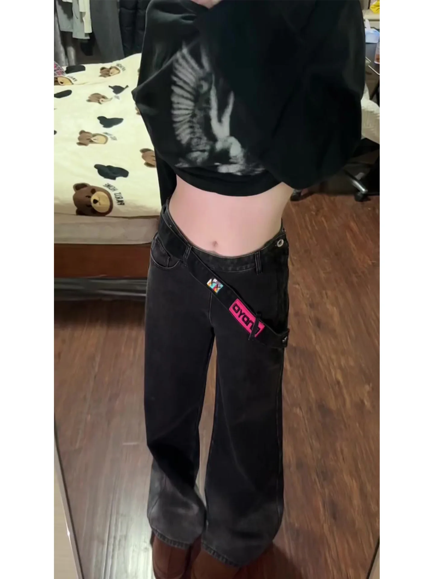 High Waist Graduated Color Denim Jeans Women's Summer New American Style Side Zip Straight Leg Loose Wide Leg Jeans
High Waist Graduated Color Denim Jeans Women's Summer New American Style Side Zip Straight Leg Loose Wide Leg Jeans