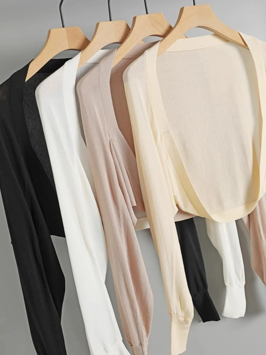 Женский вязаный кардиган с запахом из ледяного шелка, летний топ, длинный жилет све с ремешком Dr Air Conditioning irt
Женский вязаный кардиган с запахом из ледяного шелка, летний топ, длинный жилет све с ремешком Dr Air Conditioning irt