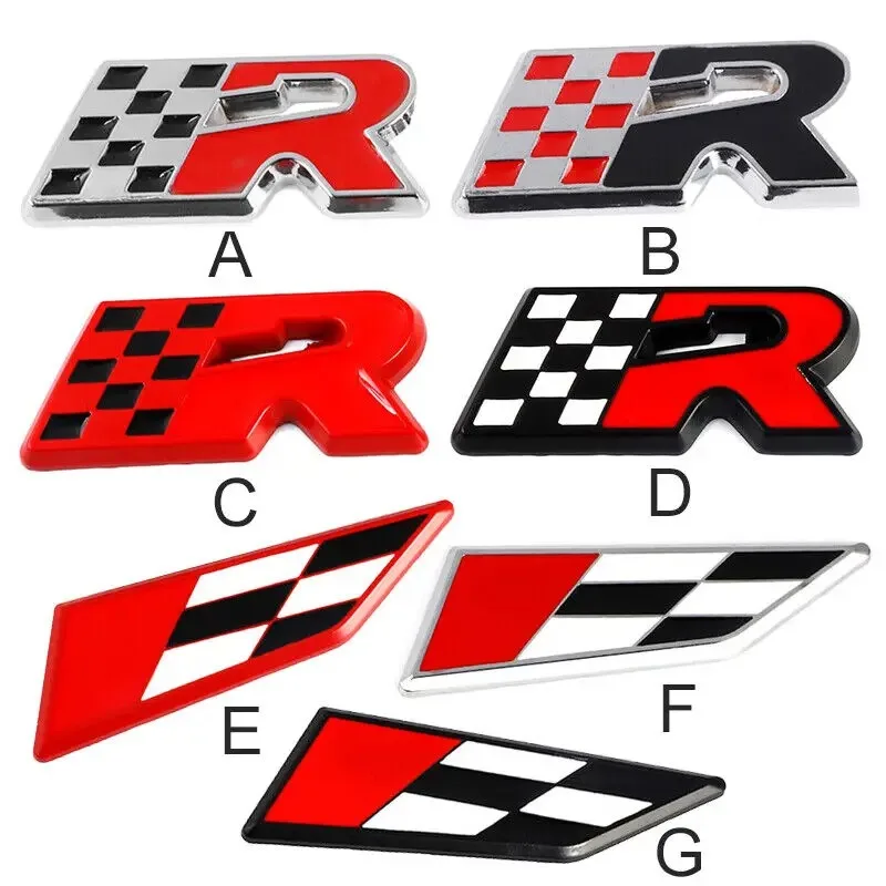 1 Piece Fender Trunk Decoration 3D Racing R Flag Emblem Badge Sticker for CUPRA Car Body
1 Piece Fender Trunk Decoration 3D Racing R Flag Emblem Badge Sticker for CUPRA Car Body