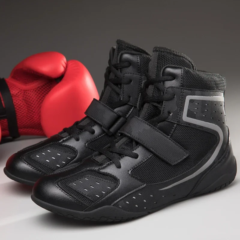 New Pro wrestling boots Men's sports shoes Boxing Shoes sneakers mesh breathable non-slip wrestling training shoes
New Pro wrestling boots Men's sports shoes Boxing Shoes sneakers mesh breathable non-slip wrestling training shoes