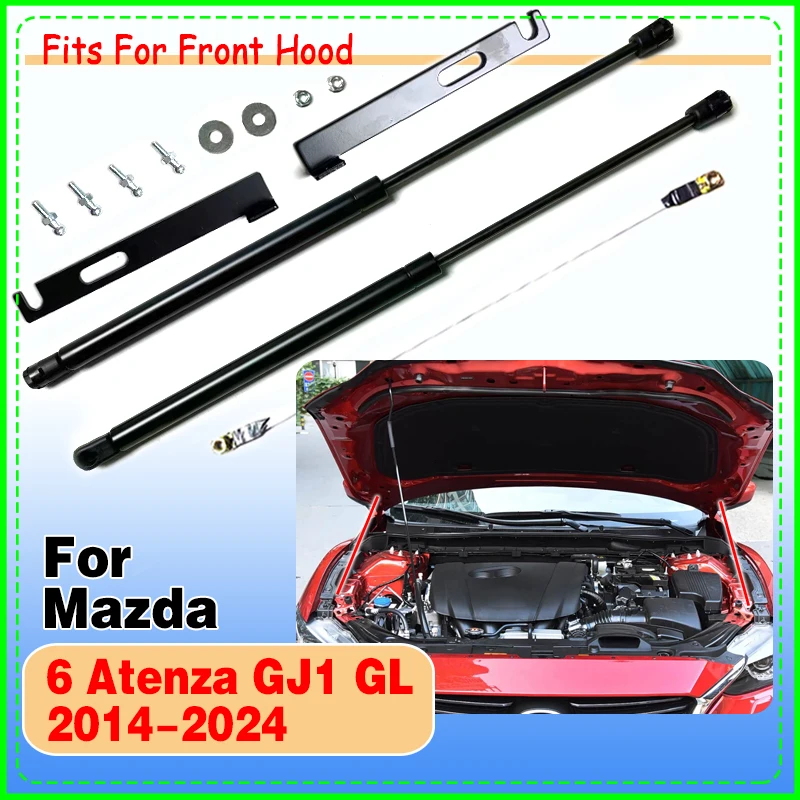 1 Set Gas Struts For Mazda6 Atenza GJ1 GL 2014-Present Front Hood Bonnet Modify Lift Support Damper Shock Absorber Prop Rods
1 Set Gas Struts For Mazda6 Atenza GJ1 GL 2014-Present Front Hood Bonnet Modify Lift Support Damper Shock Absorber Prop Rods
