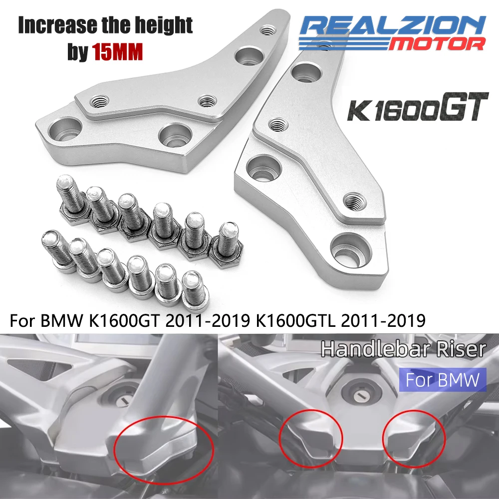 RJ K1600GT K1600GTL Подъемник руля мотоцикла, удлинитель, зажим, адаптер для BMW K1600 K1600 GT GTL 2011-2019
RJ K1600GT K1600GTL Подъемник руля мотоцикла, удлинитель, зажим, адаптер для BMW K1600 K1600 GT GTL 2011-2019