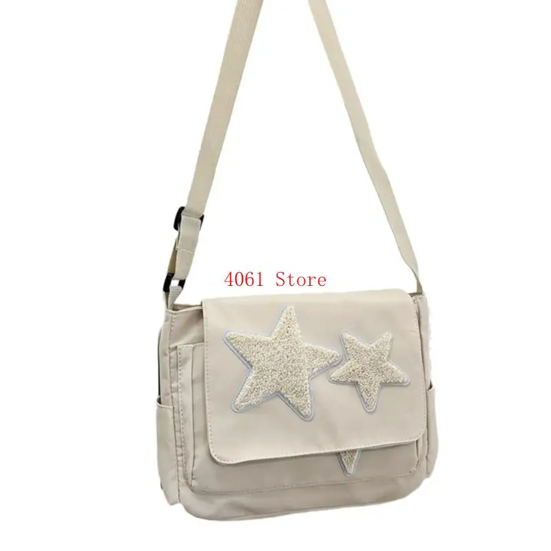 Canvas Crossbody Bag for Teen Student Versatile Shoulder Bag Large Capacity Bag Travel Bags with Star Pattern
Canvas Crossbody Bag for Teen Student Versatile Shoulder Bag Large Capacity Bag Travel Bags with Star Pattern