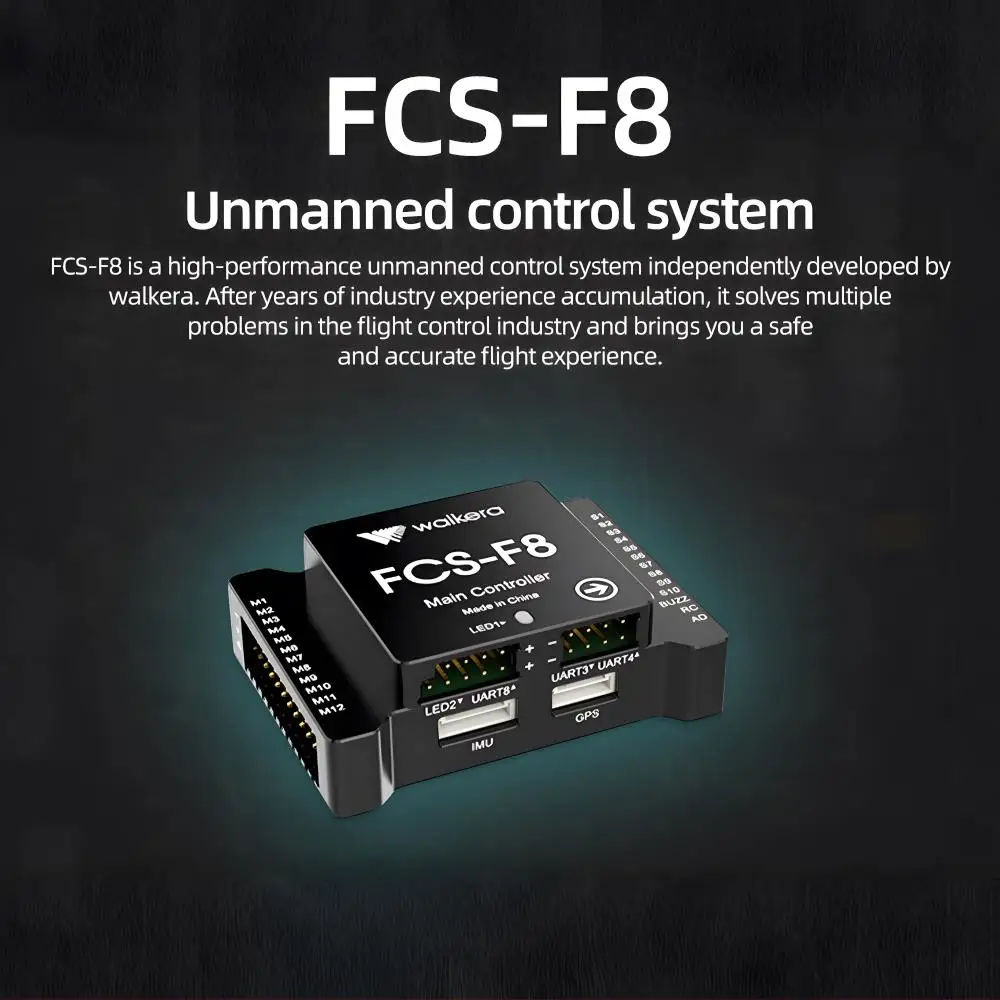Walkera FCS-F8 Система управления полетом Мини-управление полетом Поддержка многороторного самолета Вертолет с фиксированным крылом Беспилотный лодочный автомобиль
Walkera FCS-F8 Система управления полетом Мини-управление полетом Поддержка многороторного самолета Вертолет с фиксированным крылом Беспилотный лодочный автомобиль