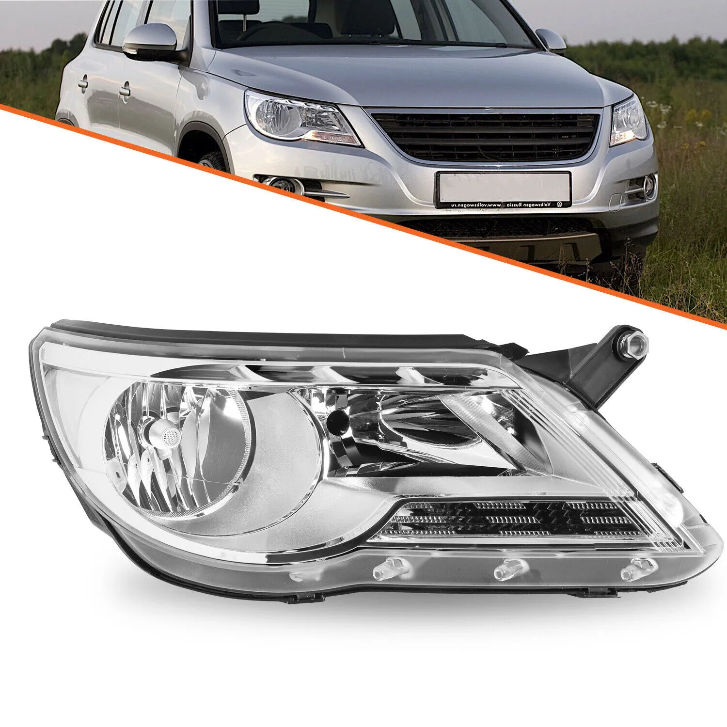 For 2009 2010 2011 Volkswagen Tiguan SUV Halogen Headlight Right Passenger Side
For 2009 2010 2011 Volkswagen Tiguan SUV Halogen Headlight Right Passenger Side