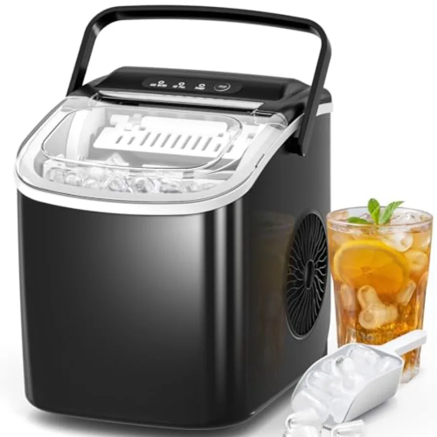 Countertop ice maker for home kitchen office party use, stainless steel body, silver color, auto-cleaning function and 9 bullet
Countertop ice maker for home kitchen office party use, stainless steel body, silver color, auto-cleaning function and 9 bullet