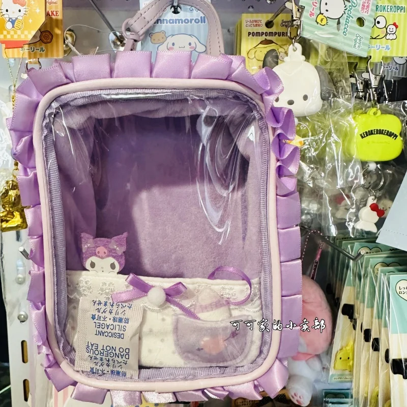 Sanrio Cartoon Hello Kitty My Melody Adorable Transparent Creative Lace Handbag Sweet Storage Bag Display DIY Dust Cover Gift
Sanrio Cartoon Hello Kitty My Melody Adorable Transparent Creative Lace Handbag Sweet Storage Bag Display DIY Dust Cover Gift