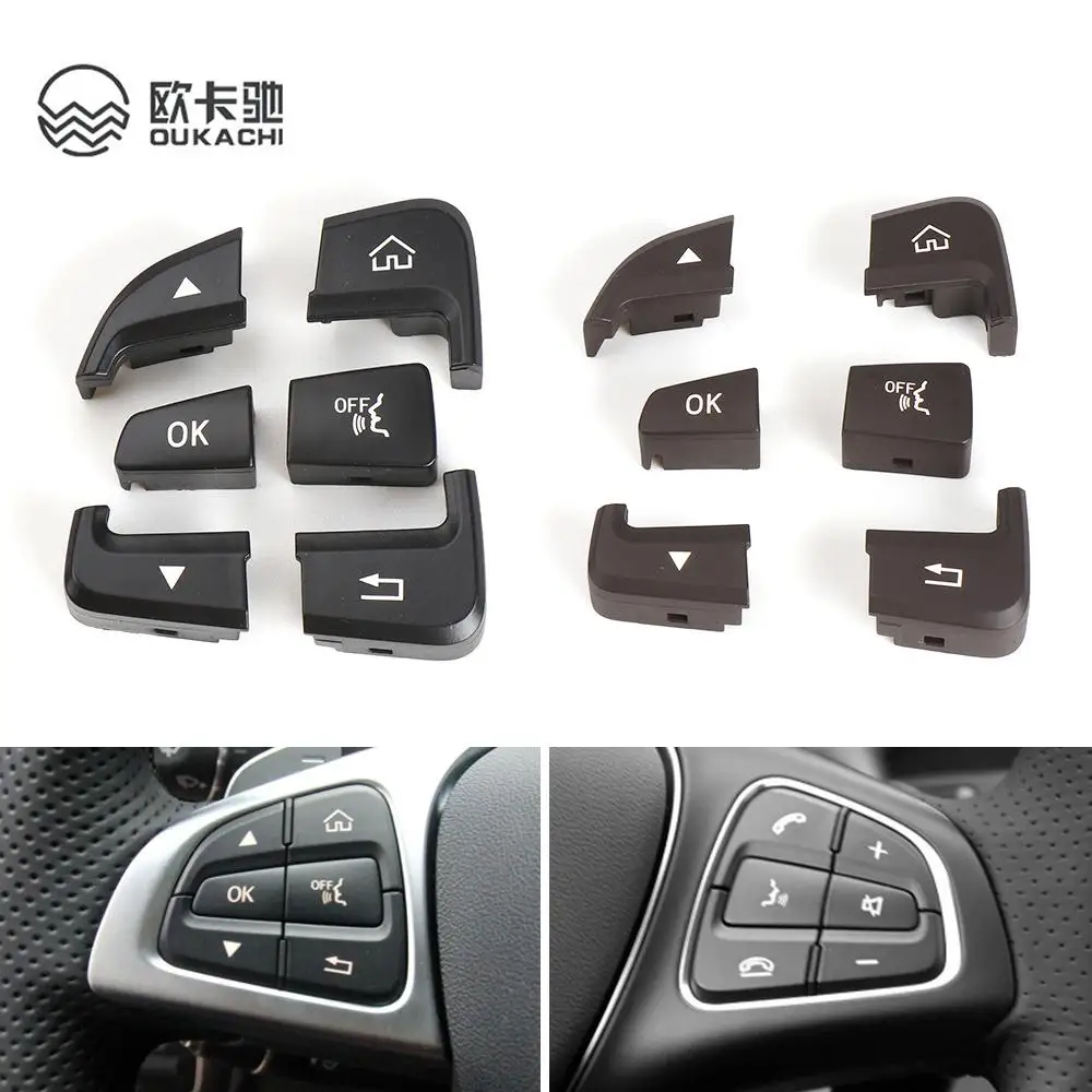 For Mercedes W205 W253 Multifunctional Steering Wheel Button Cover Bluetooth Phone Cruise Control Volume For Benz C GLC Class
For Mercedes W205 W253 Multifunctional Steering Wheel Button Cover Bluetooth Phone Cruise Control Volume For Benz C GLC Class