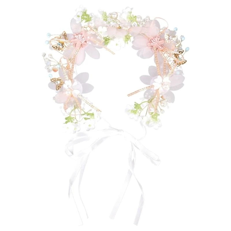 Elegant Simulation Pearl Hair Headdress Flower Wreath Headband for Head Hoop for Girl Stage Performance Wedding Bride Fairy 15UB
Elegant Simulation Pearl Hair Headdress Flower Wreath Headband for Head Hoop for Girl Stage Performance Wedding Bride Fairy 15UB