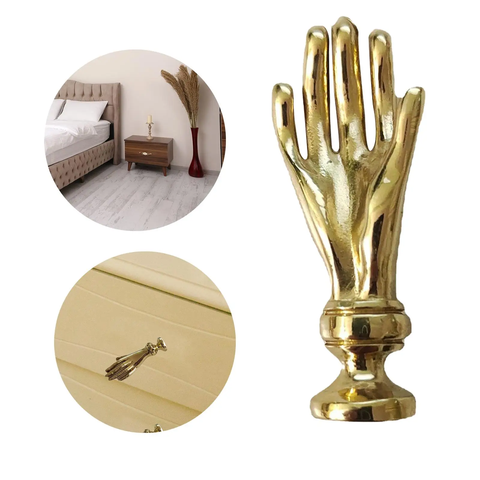 Vintage Hand Shaped Metal with Screws Single Hole Hardware Drawer Handles for Bathroom Bookshelf Cabinet NightStand Cupboard
Vintage Hand Shaped Metal with Screws Single Hole Hardware Drawer Handles for Bathroom Bookshelf Cabinet NightStand Cupboard