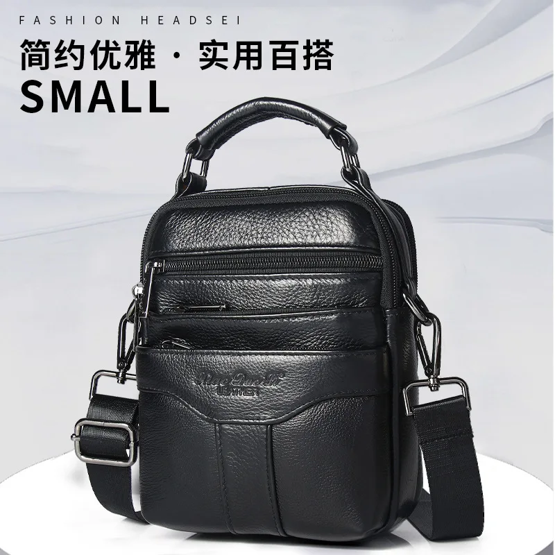 Men's leather crossbody first layer cowhide shoulder bag multi-functional large-capacity handbag retro casual fashion simple ver
Men's leather crossbody first layer cowhide shoulder bag multi-functional large-capacity handbag retro casual fashion simple ver