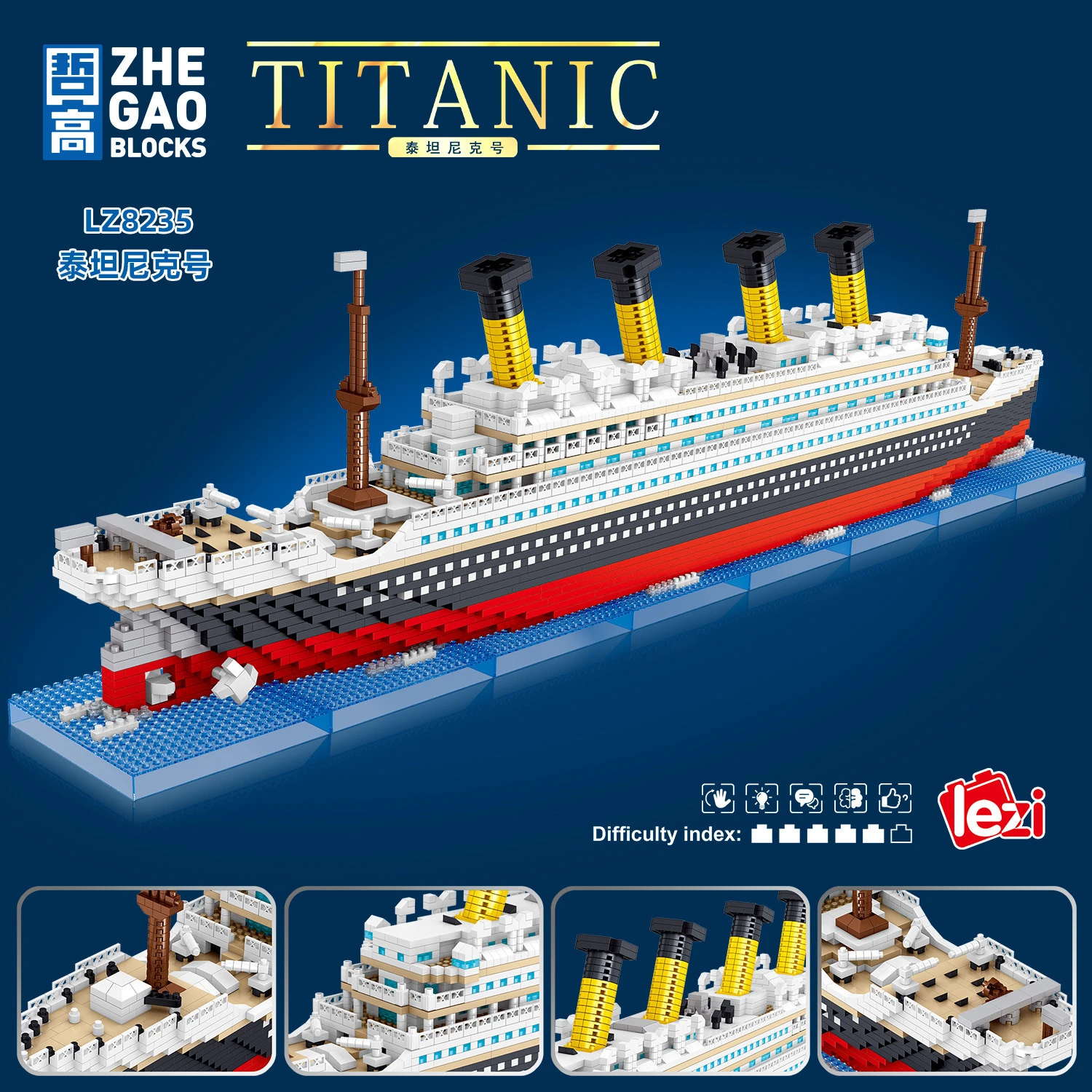 Luxury Cruise Ship Building Blocks Mini Micro Diamond Small Bricks Model DIY Assembly Puzzle Stress Relief Toy Holiday Gift For
Luxury Cruise Ship Building Blocks Mini Micro Diamond Small Bricks Model DIY Assembly Puzzle Stress Relief Toy Holiday Gift For