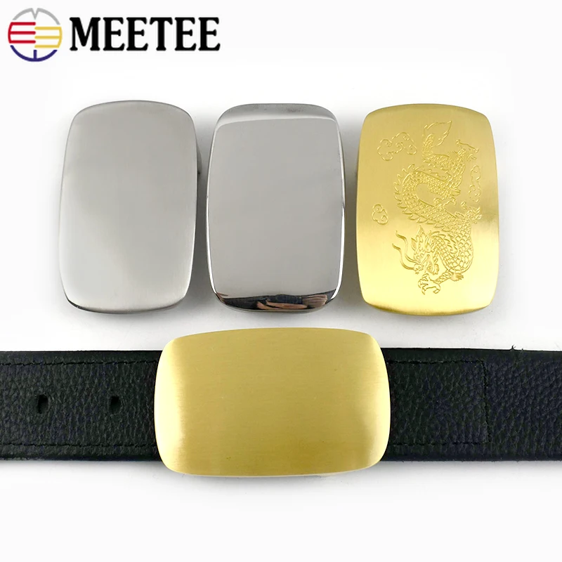 Meetee 39mm Men Belt Metal Buckles Stainless Steel Pure Brass WaistBand Head Jeans Decor Belts Buckle DIY Leather Accessoriesies
Meetee 39mm Men Belt Metal Buckles Stainless Steel Pure Brass WaistBand Head Jeans Decor Belts Buckle DIY Leather Accessoriesies