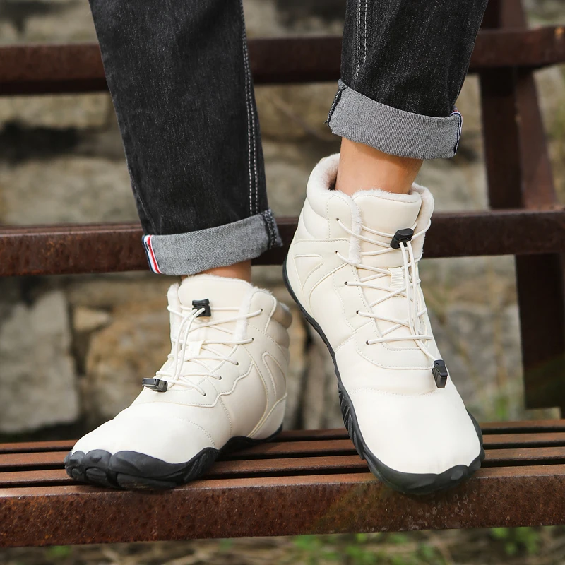 Mens Barefoot Warm Winter Snow Hiking Widetoe Box Boots Women Thermal Fur Athletic Sneakers Unisex Shoes
Mens Barefoot Warm Winter Snow Hiking Widetoe Box Boots Women Thermal Fur Athletic Sneakers Unisex Shoes