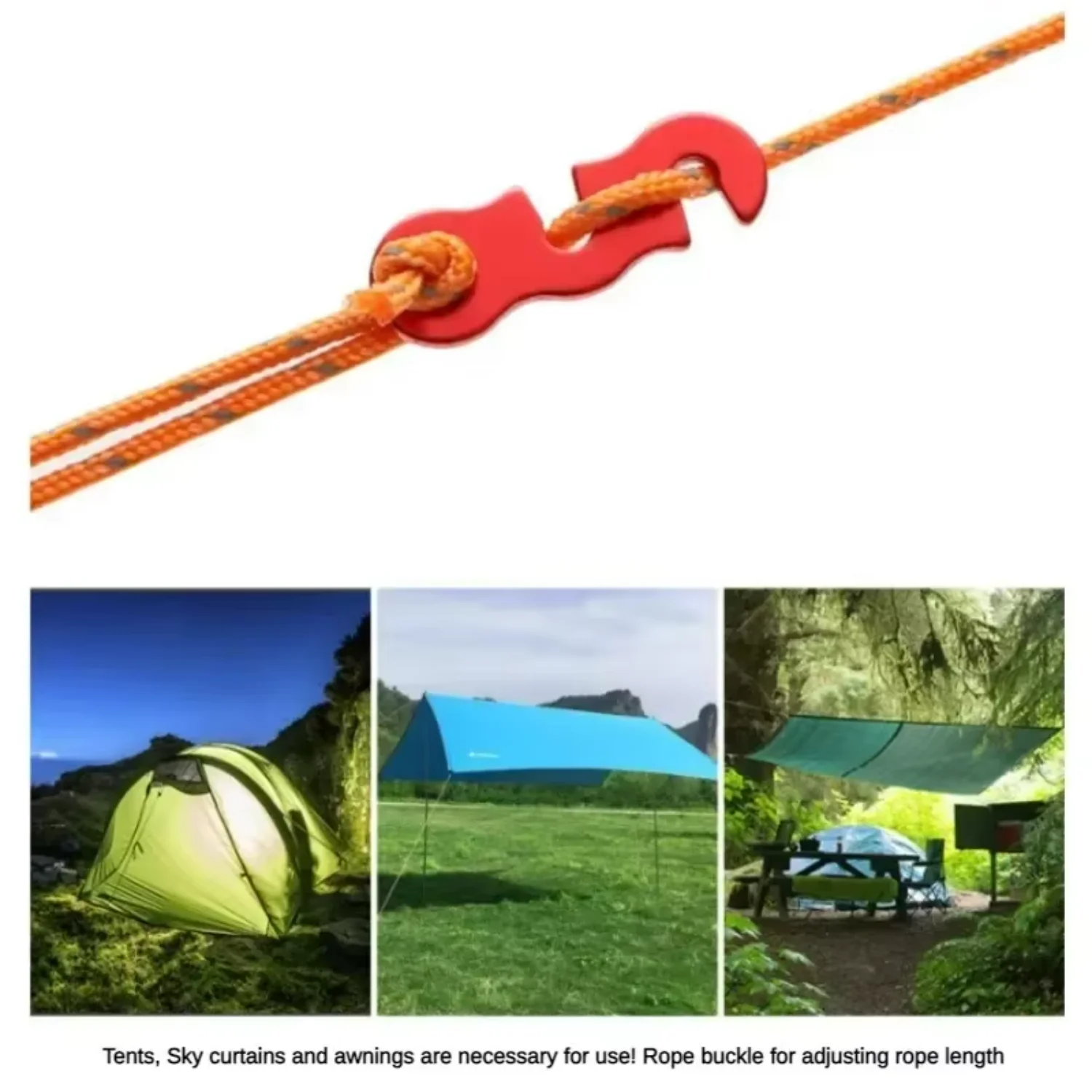 10pcs Adjustable Camping Tent Cord Rope Buckle S Type Tensioners Fastener Kit Outdoor Camping Tents Securing Accessories
10pcs Adjustable Camping Tent Cord Rope Buckle S Type Tensioners Fastener Kit Outdoor Camping Tents Securing Accessories