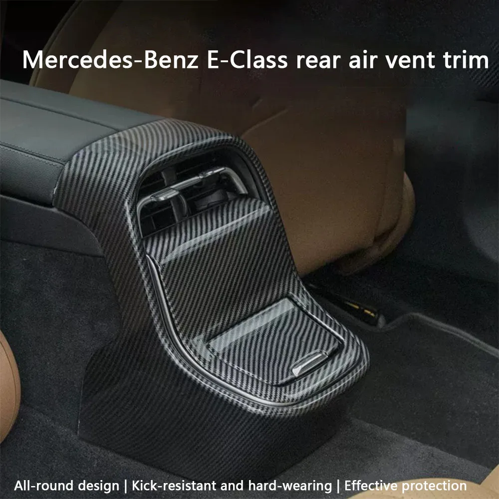 Car Interior Carbon Fiber Grain Rear Centre Console Armrest Air Vent Covers For Mercedes-Benz E-Class 24–26 W214 S214
Car Interior Carbon Fiber Grain Rear Centre Console Armrest Air Vent Covers For Mercedes-Benz E-Class 24–26 W214 S214