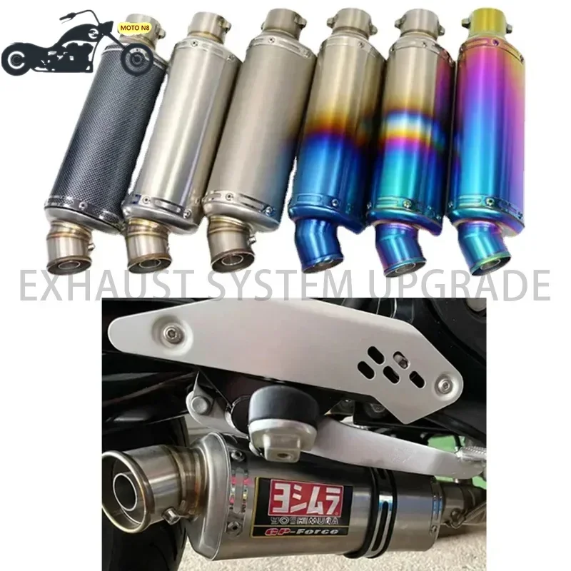 MOTO N8 51mm Universal Motorcycle Exhaust Muffler Yoshimura Escape Moto DB Killer For Yamaha PCX125 NMAX155 FZ1N Z900 S1000RR CB
MOTO N8 51mm Universal Motorcycle Exhaust Muffler Yoshimura Escape Moto DB Killer For Yamaha PCX125 NMAX155 FZ1N Z900 S1000RR CB