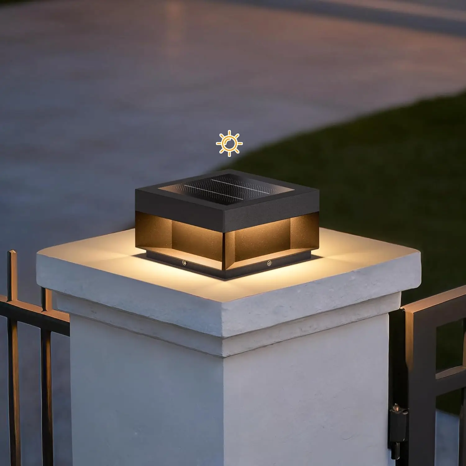 Solar Post Lights, 7.9' Waterproof Outdoor LED Pillar Lights, 3000K Dusk to Dawn Patio & Pathway Lighting
Solar Post Lights, 7.9' Waterproof Outdoor LED Pillar Lights, 3000K Dusk to Dawn Patio & Pathway Lighting