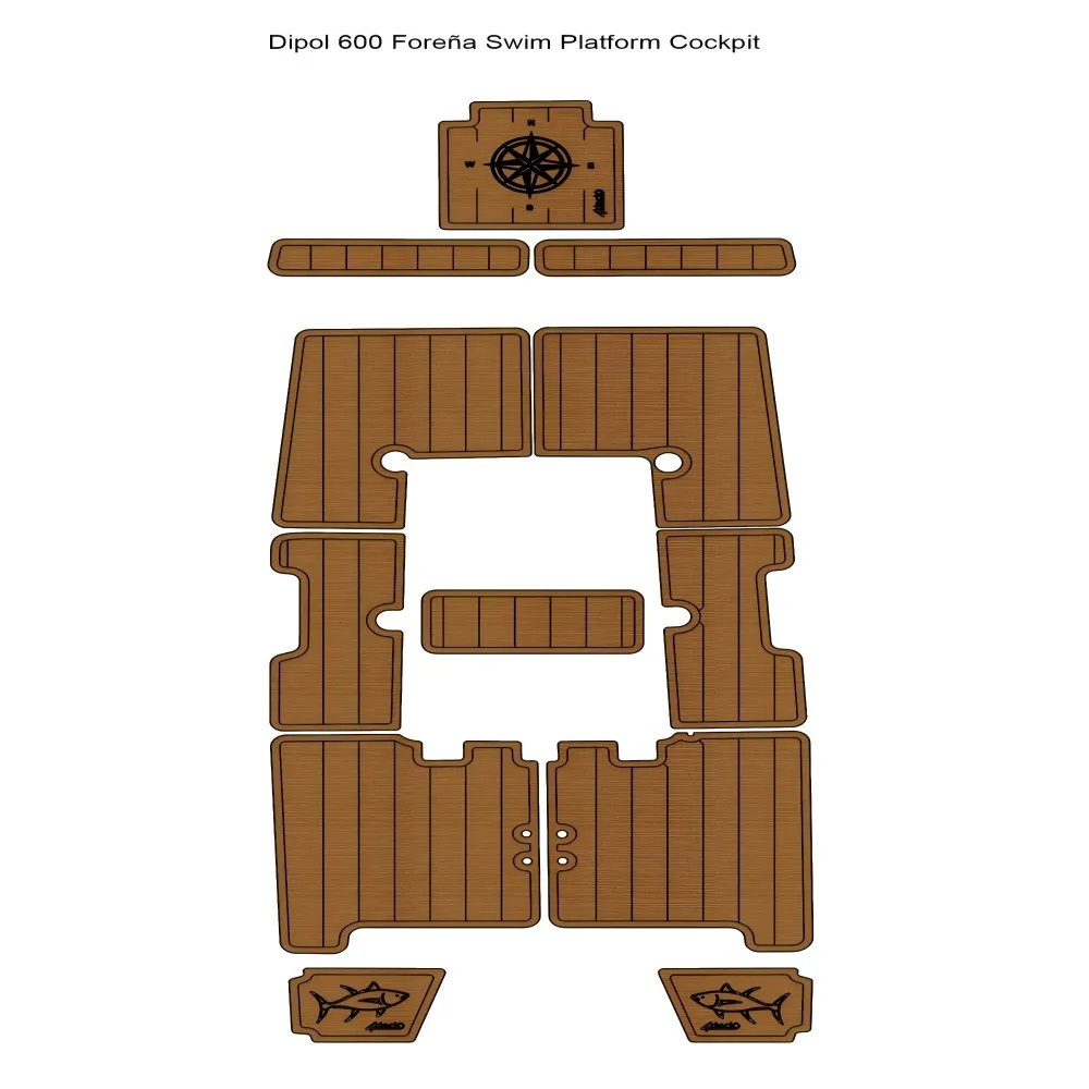 Dipol 600 Forena Swim Platform Cockpit Boat EVA Faux Teak Deck Floor Pad SeaDek MarineMat Gatorstep Style Self Adhesive
Dipol 600 Forena Swim Platform Cockpit Boat EVA Faux Teak Deck Floor Pad SeaDek MarineMat Gatorstep Style Self Adhesive