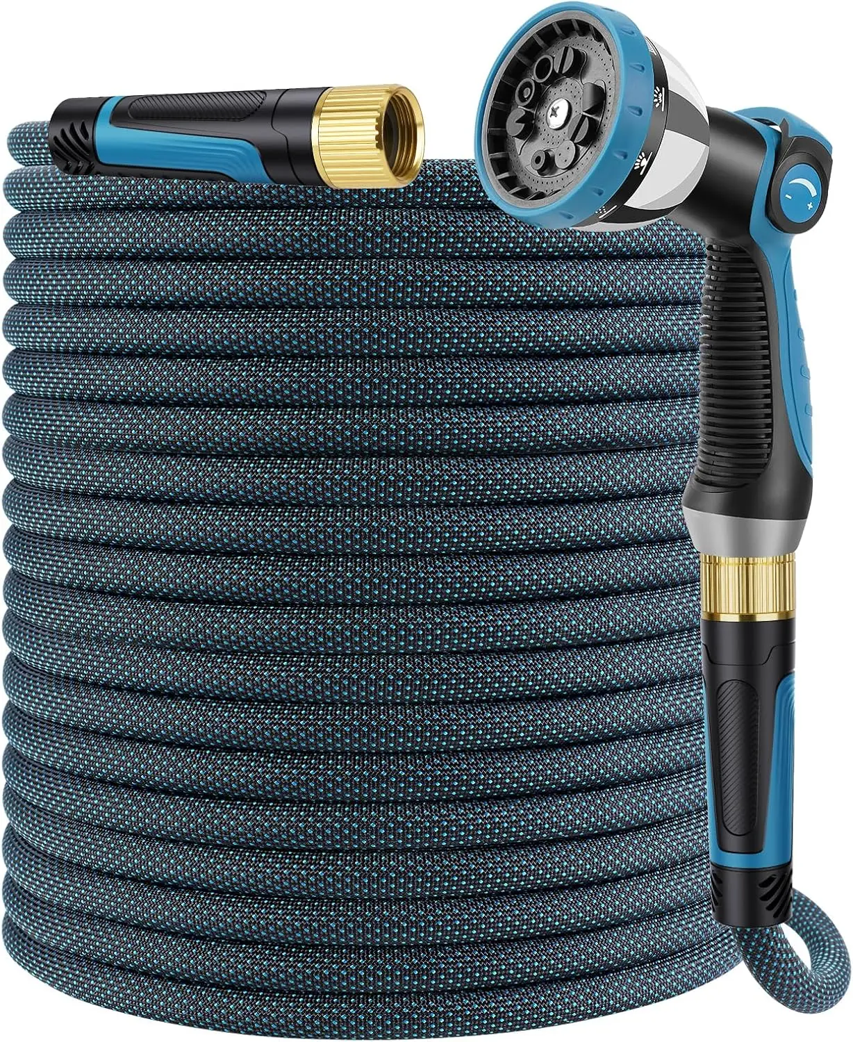 100FT Lightweight Garden Hose, Kink-Free, 10-Function Nozzle, Leak-Proof, Easy Storage
100FT Lightweight Garden Hose, Kink-Free, 10-Function Nozzle, Leak-Proof, Easy Storage