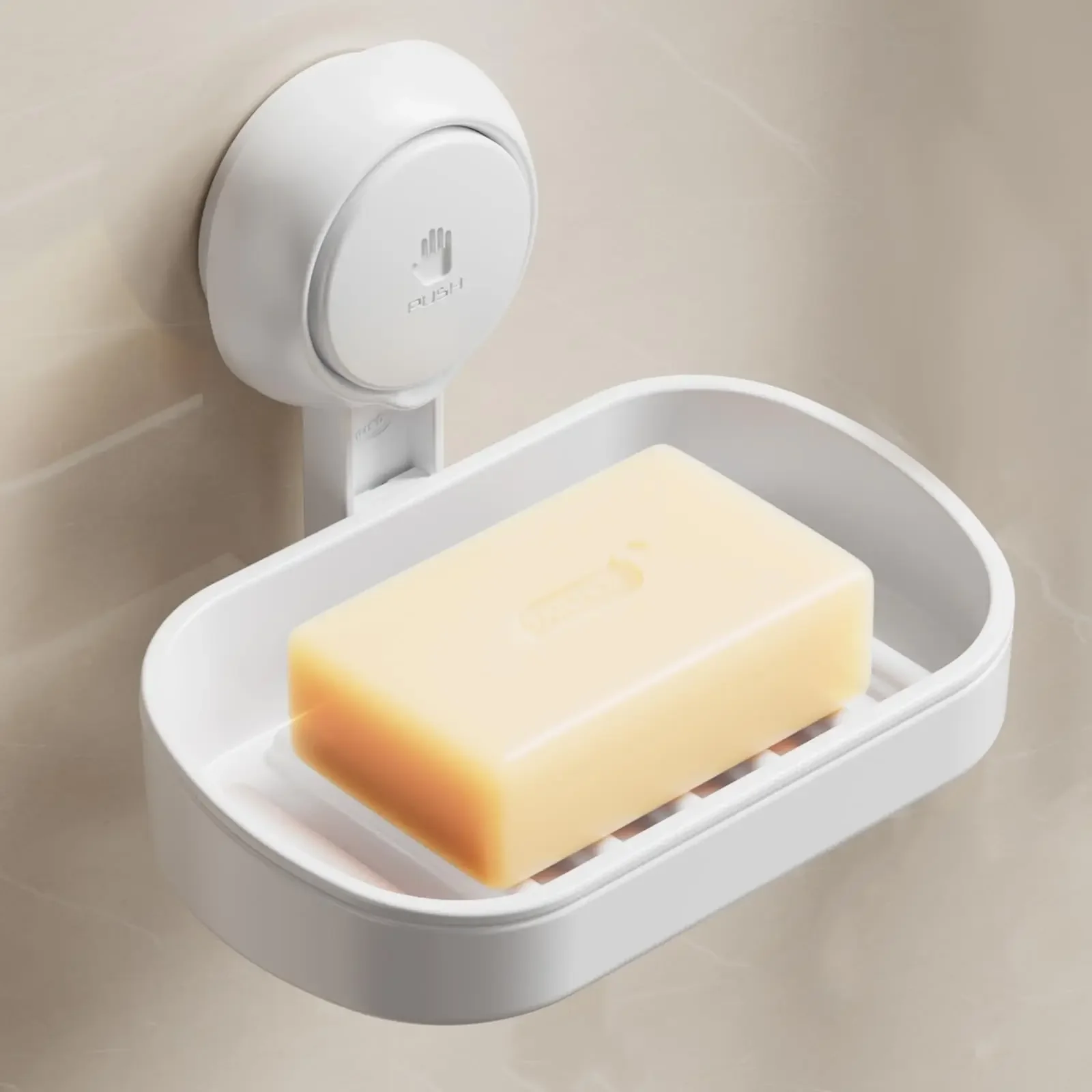 TAILI Suction Cup Soap Dish Powerful Vacuum Suction Soap Holder, Strong Sponge Holder for Shower, Bathroom, Tub and Kitchen Sink
TAILI Suction Cup Soap Dish Powerful Vacuum Suction Soap Holder, Strong Sponge Holder for Shower, Bathroom, Tub and Kitchen Sink