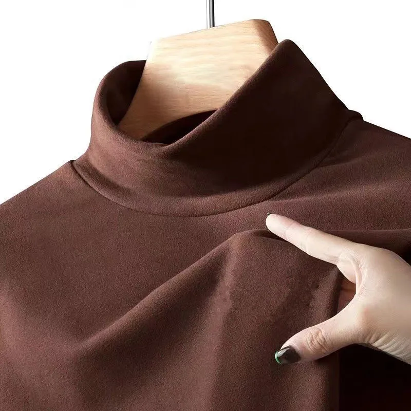 Double-Sided Velvet Long Sve T-irt Men's Mid-Ne f-High Ne Winter Base irt Inner Warm Sweatirt Polyester Fiber
Double-Sided Velvet Long Sve T-irt Men's Mid-Ne f-High Ne Winter Base irt Inner Warm Sweatirt Polyester Fiber