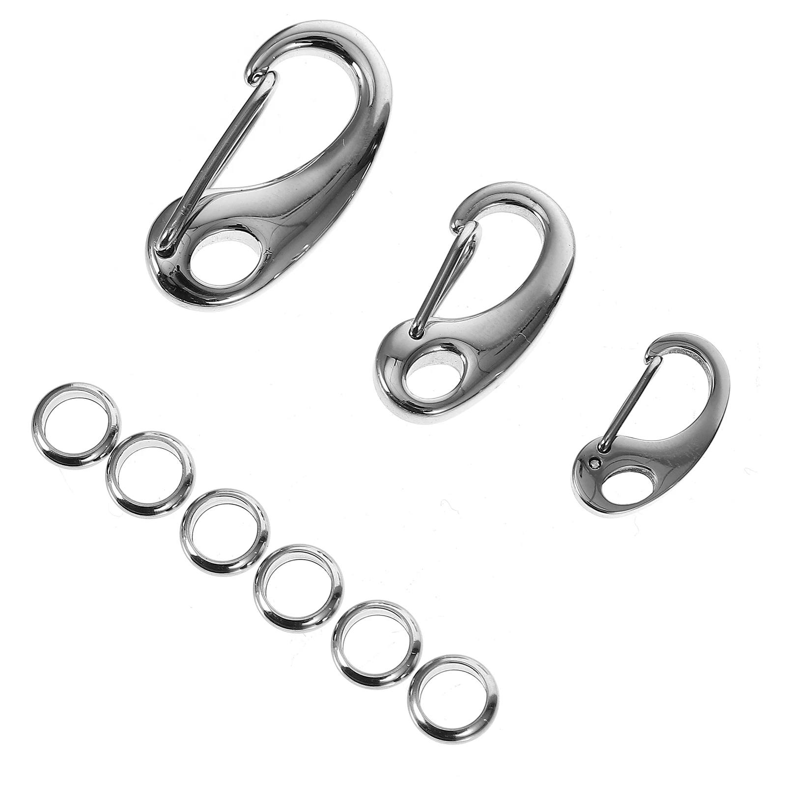 3pcs Stainless Steel Shrimp Buckle Key Ring Clip for Pet Tag Dog Collar Cat Harness Jewelry Durable Quick Release Carabiner Pet
3pcs Stainless Steel Shrimp Buckle Key Ring Clip for Pet Tag Dog Collar Cat Harness Jewelry Durable Quick Release Carabiner Pet
