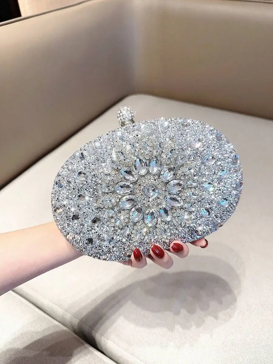 Rhinestone Clutch Bag For Evening Party Wedding Dinner
Rhinestone Clutch Bag For Evening Party Wedding Dinner