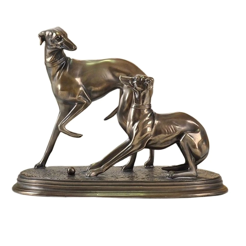 Handmade Greyhound Lovers Figurine Copper Resin Hunting Dog Sculpture Art Present Pet Craft Ornament for Home and Office Decor
Handmade Greyhound Lovers Figurine Copper Resin Hunting Dog Sculpture Art Present Pet Craft Ornament for Home and Office Decor