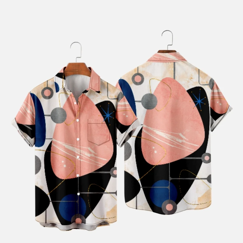 Men's Hawaiian T-Shirts Y2K Hombre Fashion Shirts Retro Art 3D Print Cozy Casual Short Sleeve Beach Oversized Clothes
Men's Hawaiian T-Shirts Y2K Hombre Fashion Shirts Retro Art 3D Print Cozy Casual Short Sleeve Beach Oversized Clothes