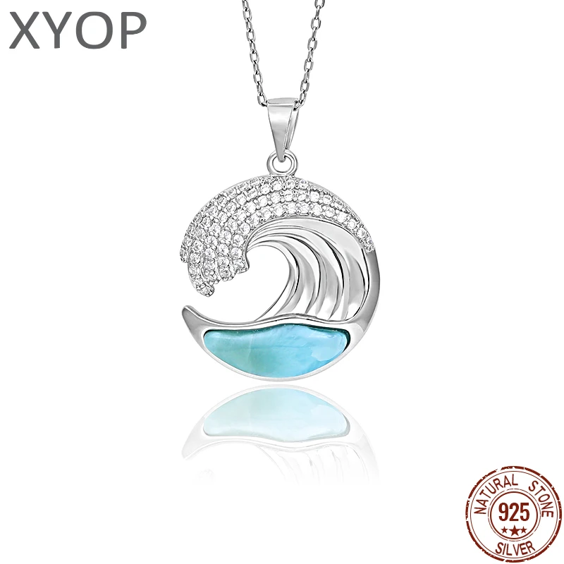 XYOP 925 Серебряный подарок Натуральный Синий Ларимар кулон с волнообразным белым Цирконом 40 + 5 см ожерелье с крестом, универсальное изящное поглощение, высокая стоимость
XYOP 925 Серебряный подарок Натуральный Синий Ларимар кулон с волнообразным белым Цирконом 40 + 5 см ожерелье с крестом, универсальное изящное поглощение, высокая стоимость