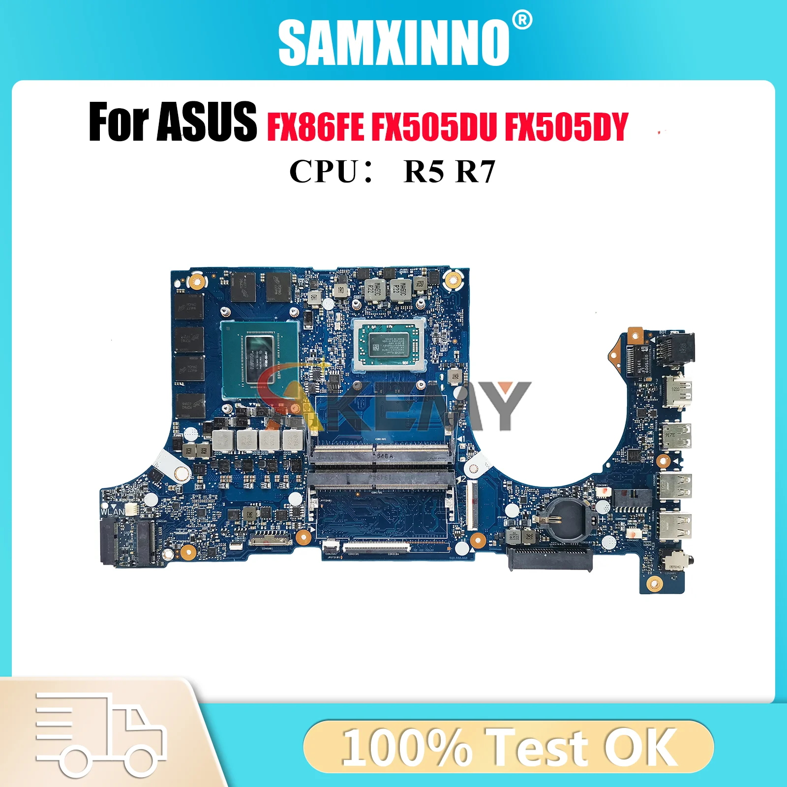 FX505DU Laptop Motherboard For ASUS TUF Gaming FX86FE FX505GU FX86FD FX505GV FX505GM FX505 Notebook Mainboard With R5 R7 CPU stk
FX505DU Laptop Motherboard For ASUS TUF Gaming FX86FE FX505GU FX86FD FX505GV FX505GM FX505 Notebook Mainboard With R5 R7 CPU stk