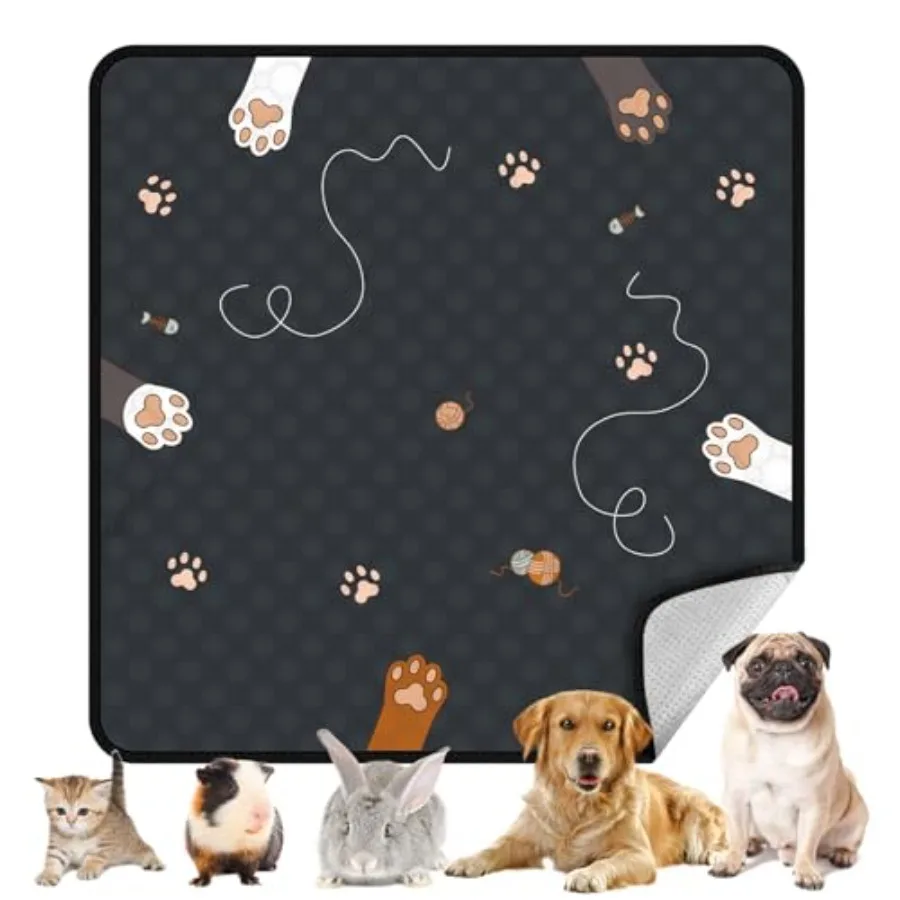 Guinea Pig Cage Liner Washable, 72in x 72in Ultra-Absorbent Guinea Pig Bedding for Cage Non-Slip Leak-Proof Pee Pads for Dogs R
Guinea Pig Cage Liner Washable, 72in x 72in Ultra-Absorbent Guinea Pig Bedding for Cage Non-Slip Leak-Proof Pee Pads for Dogs R