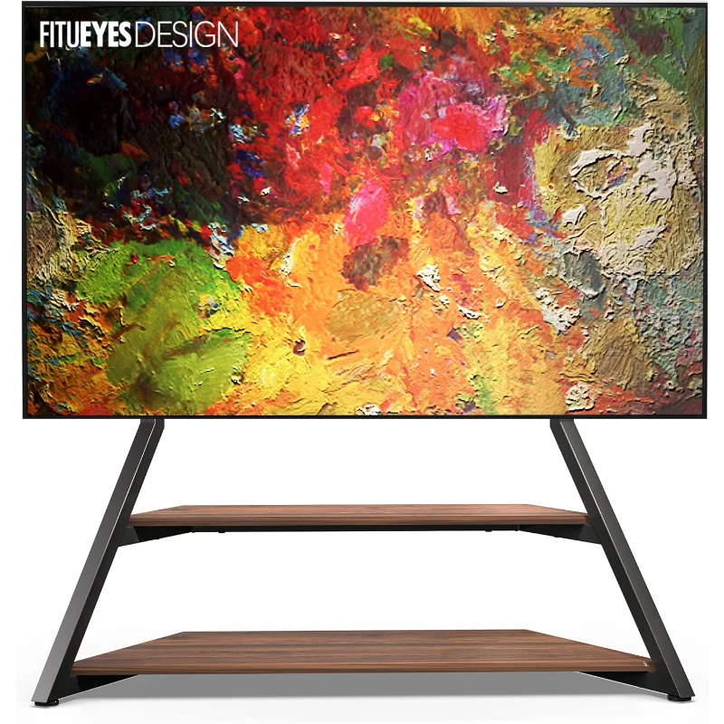 FITUEYES Design Large TV Floor Stand for 75 77 85 86 90 100 Inch TVs, Heavy Duty TV Stand Mount with Large Wood Entertainment 
FITUEYES Design Large TV Floor Stand for 75 77 85 86 90 100 Inch TVs, Heavy Duty TV Stand Mount with Large Wood Entertainment