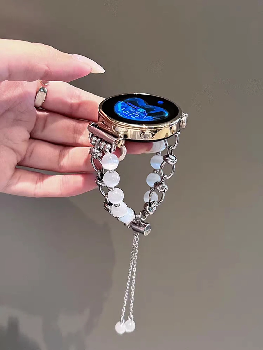 20mm 18mm 22mm Beads strap link loop band For Samsung Galaxy Watch 7 FE 5 Pro 4 6 classic 44mm 40mm sport bracelet correa
20mm 18mm 22mm Beads strap link loop band For Samsung Galaxy Watch 7 FE 5 Pro 4 6 classic 44mm 40mm sport bracelet correa