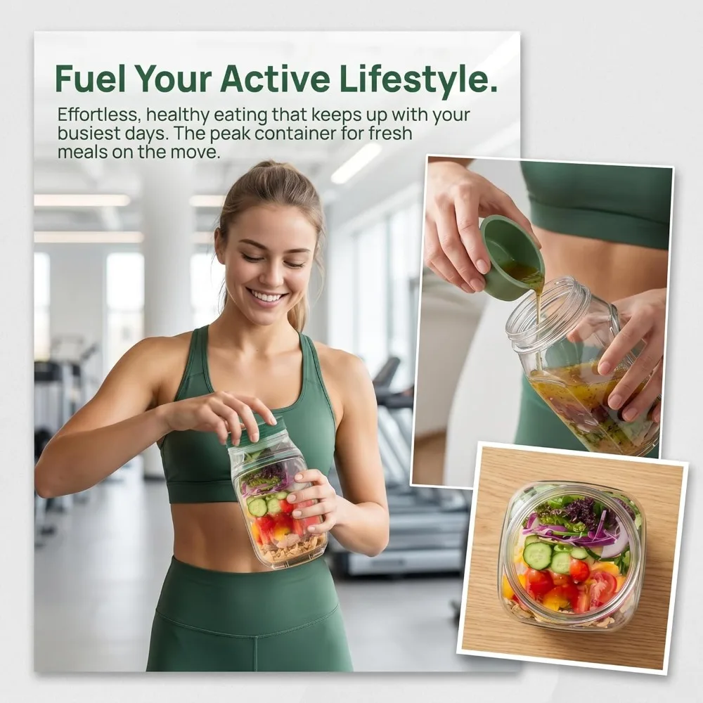 1Pc Can Side-Opening Salad Making and Storage Tool Convenient Lunch Container with Seasoning Box Suitable for Office and Traval
1Pc Can Side-Opening Salad Making and Storage Tool Convenient Lunch Container with Seasoning Box Suitable for Office and Traval