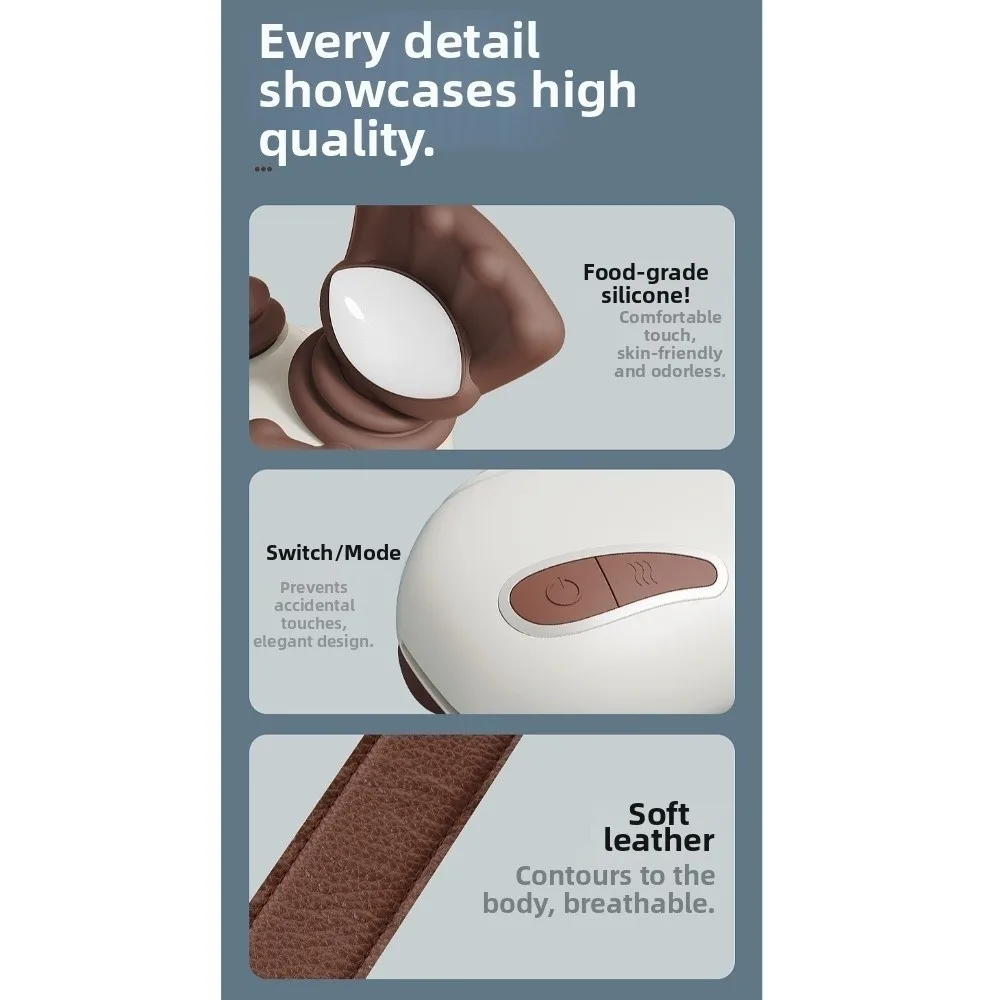 Bionic Hand Electric Neck Massager 4D Kneading Massage Pillow Deep Tissue Shoulder Massager Heating Compress USB Rechargeable
Bionic Hand Electric Neck Massager 4D Kneading Massage Pillow Deep Tissue Shoulder Massager Heating Compress USB Rechargeable