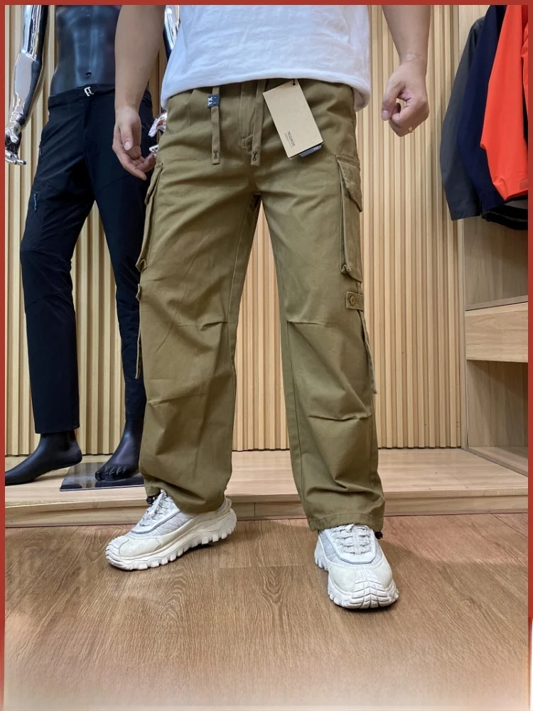 Американские рабочие брюки в стиле ретро, мужские свободные широкие прямые повседневные длинные брюки с несколькими карманами, прочный хлопок, удобные дышащие брюки
Американские рабочие брюки в стиле ретро, мужские свободные широкие прямые повседневные длинные брюки с несколькими карманами, прочный хлопок, удобные дышащие брюки