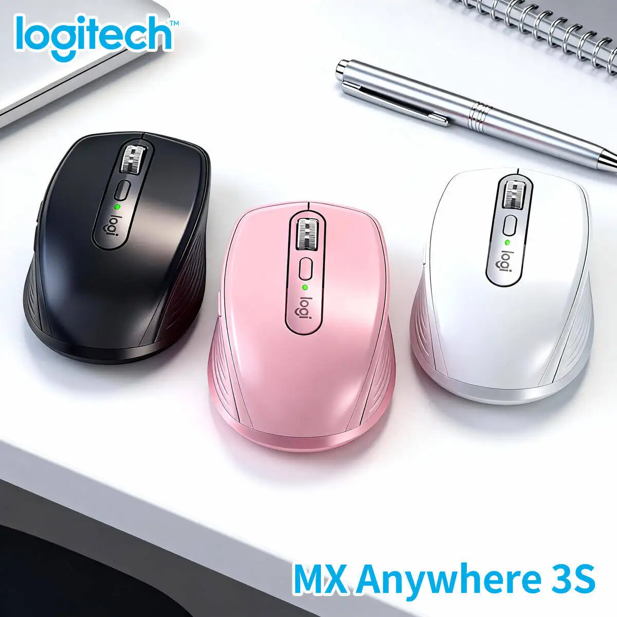 Logitech MX Anywhere 3S Compact Wireless Mouse for Swift Laptop Home Office
Logitech MX Anywhere 3S Compact Wireless Mouse for Swift Laptop Home Office
