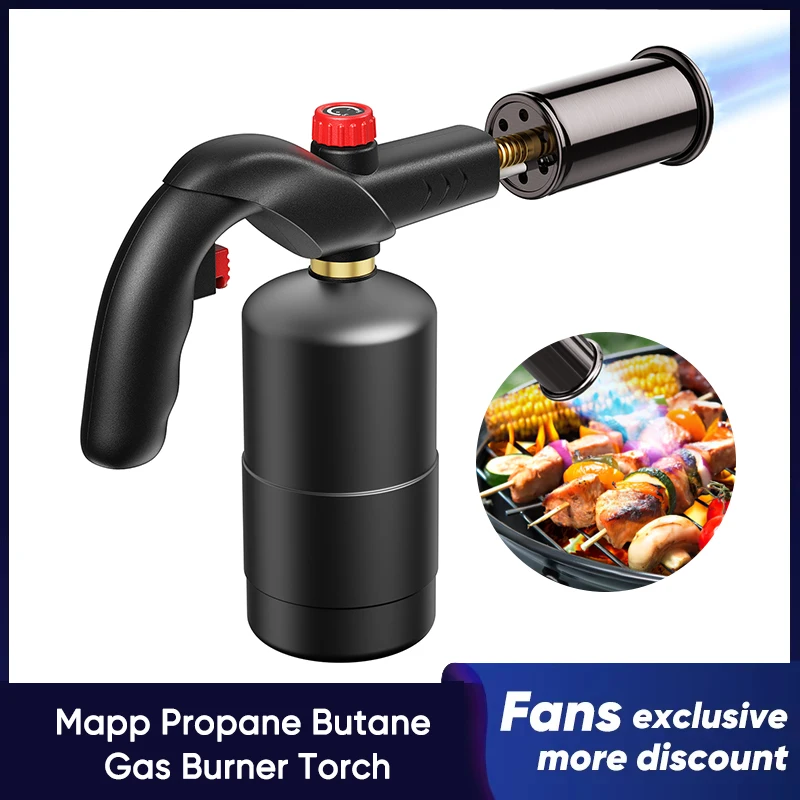 Adjustable Flame MAPP Gas Torch - 1300°C Portable Burner for Outdoor Grilling & Welding (Propane/Butane, Tank Not Included)
Adjustable Flame MAPP Gas Torch - 1300°C Portable Burner for Outdoor Grilling & Welding (Propane/Butane, Tank Not Included)