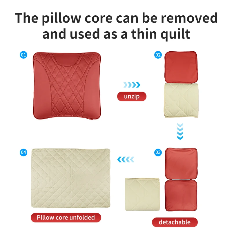 High-Quality Removable Multi-Functional 2-in-1 Car Pillow & Thin Quilt for Maserati GranTurismo GranCabrio Quattroporte Levante
High-Quality Removable Multi-Functional 2-in-1 Car Pillow & Thin Quilt for Maserati GranTurismo GranCabrio Quattroporte Levante