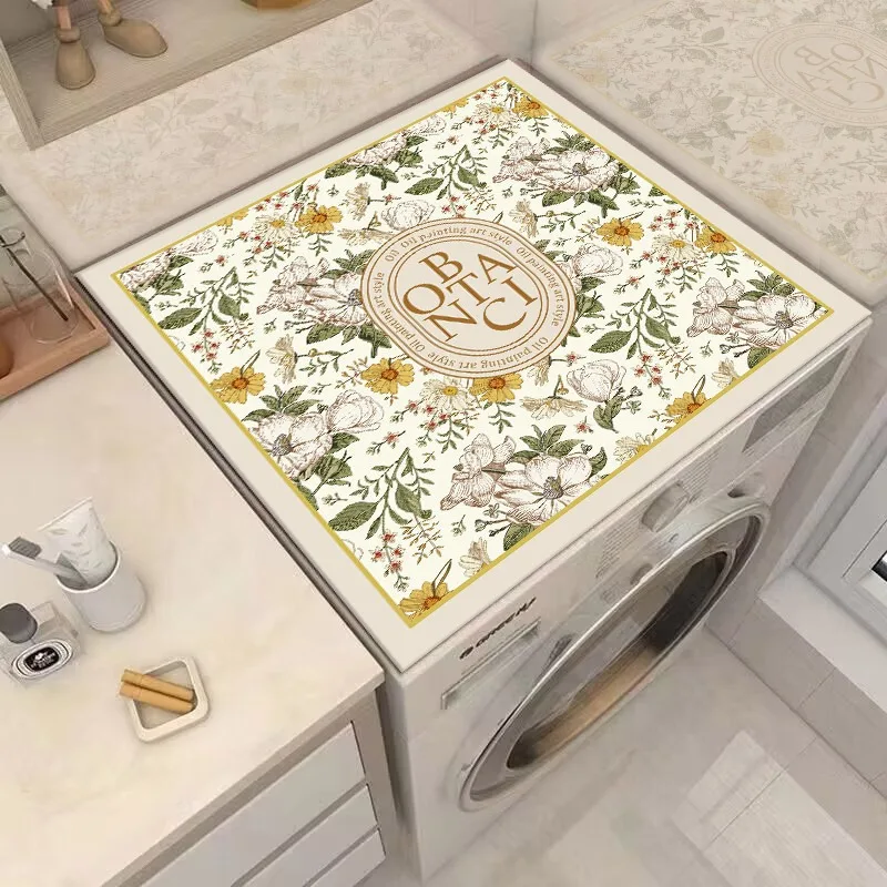 Diatom mud flower washing machine mat kitchen drain mat countertop protection table mat water absorption non-slip tableware mat
Diatom mud flower washing machine mat kitchen drain mat countertop protection table mat water absorption non-slip tableware mat