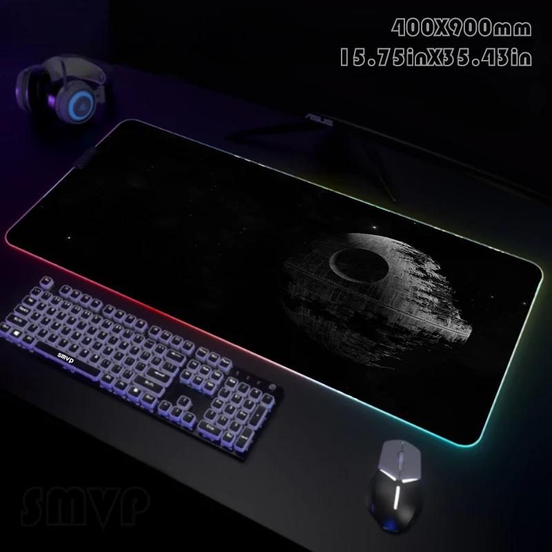 Spaceship Large RGB Mouse Pad Gaming Mousepads LED Mouse Mat Gamer Desk Mats Rubber Table Rug With Backlit Desk Pads
Spaceship Large RGB Mouse Pad Gaming Mousepads LED Mouse Mat Gamer Desk Mats Rubber Table Rug With Backlit Desk Pads